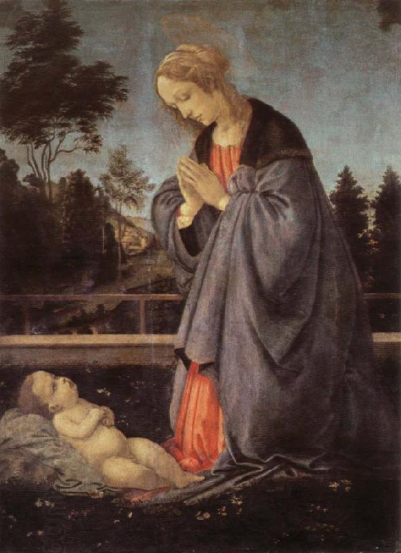 Filippino Lippi adoration of the child China oil painting art